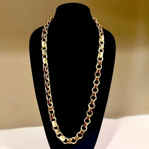 TALBOTS Gold & Tortoise-Link Necklace | Beautifully Weighted | Luxurious Drape